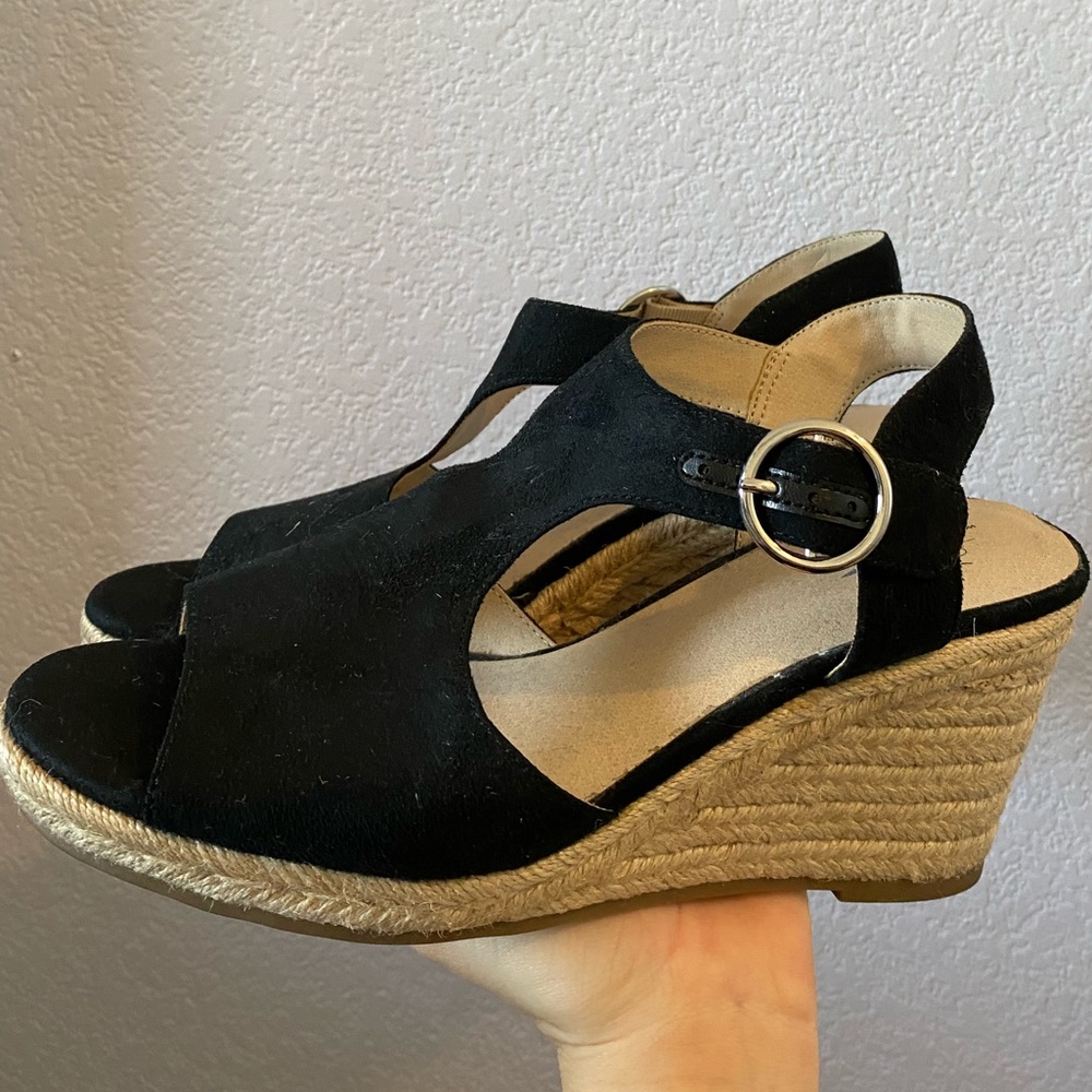 Lifestride Womens Tess Espadrille Wedge Sandals